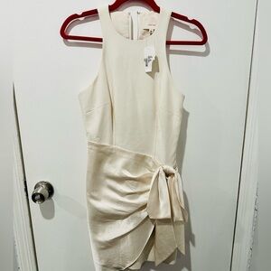 Cinq a Sept Windsor Sash-Tie Mini Dress